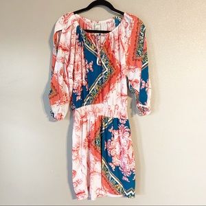 Cache open sleeve mini dress size medium